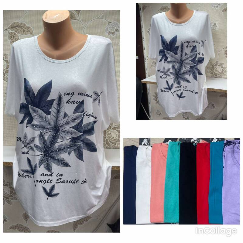 Bluzki damskie Roz L-3XL, Mix Kolor Paczka 12 szt